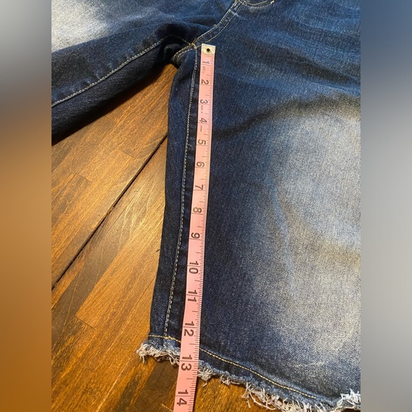 Y2K Vintage Southpole Jean Shorts Size 48 Stretch Jorts Grunge Skater Raw Hem - Picture 9 of 9